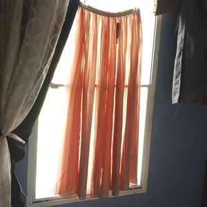 Very long, Pleated Crepe Ark & Co. Skirt W/ TAGS!